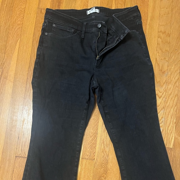 Madwell Women's 16W Kick Flare Black Jeans - Picture 1 of 4